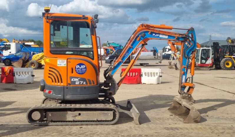 2019 Doosan DX27Z Mini Excavators For Auction: Leeds, UK – 30th April, 1st, 2nd & 3rd May 25 full