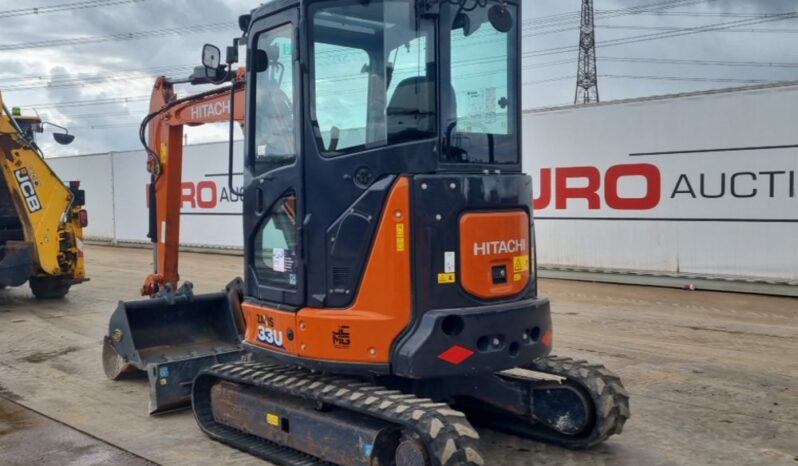 2024 Hitachi ZX33U-6-CX Mini Excavators For Auction: Leeds, UK – 30th April, 1st, 2nd & 3rd May 25 full