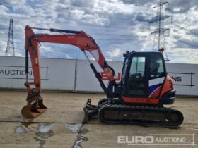 2017 Kubota KX080-4A 6 Ton+ Excavators For Auction: Leeds, UK – 30th April, 1st, 2nd & 3rd May 25 full