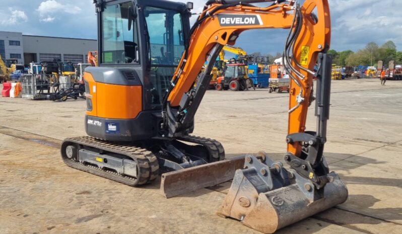 2024 Doosan DX27Z-7 Mini Excavators For Auction: Leeds, UK – 30th April, 1st, 2nd & 3rd May 25 full
