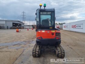 2018 Kubota U27-4 Mini Excavators For Auction: Leeds, UK – 30th April, 1st, 2nd & 3rd May 25 full