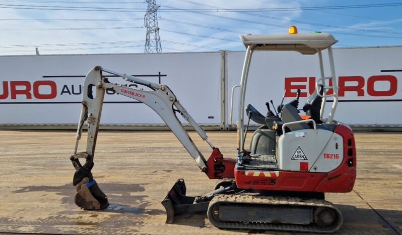 2017 Takeuchi TB216 Mini Excavators For Auction: Leeds, UK – 30th April, 1st, 2nd & 3rd May 25 full