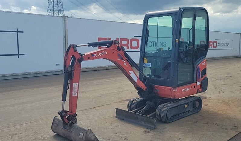 2016 Kubota KX016-4 Mini Excavators For Auction: Leeds, UK – 30th April, 1st, 2nd & 3rd May 25