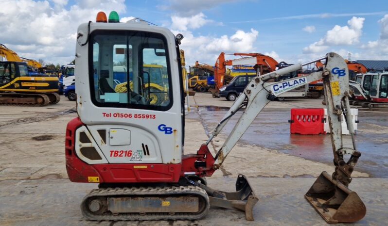 2021 Takeuchi TB216 Mini Excavators For Auction: Leeds, UK – 30th April, 1st, 2nd & 3rd May 25 full
