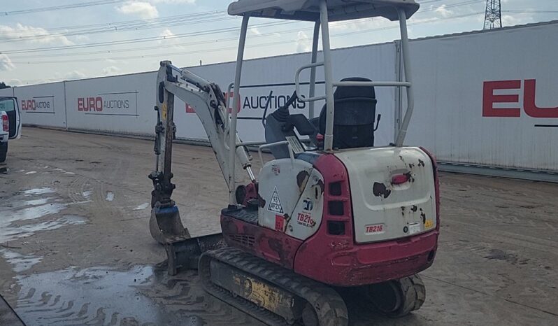 2016 Takeuchi TB216 Mini Excavators For Auction: Leeds, UK – 30th April, 1st, 2nd & 3rd May 25 full