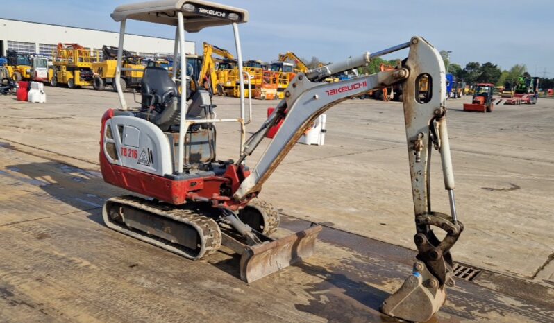 2017 Takeuchi TB216 Mini Excavators For Auction: Leeds, UK – 30th April, 1st, 2nd & 3rd May 25 full