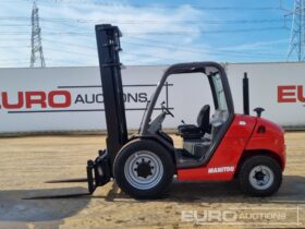 Manitou MSI30 Rough Terrain Forklifts For Auction: Leeds, UK – 30th April, 1st, 2nd & 3rd May 25 full