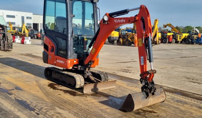 2019 Kubota KX018-4 Mini Excavators For Auction: Leeds, UK – 30th April, 1st, 2nd & 3rd May 25 full