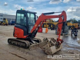 2018 Kubota U27-4 Mini Excavators For Auction: Leeds, UK – 30th April, 1st, 2nd & 3rd May 25 full