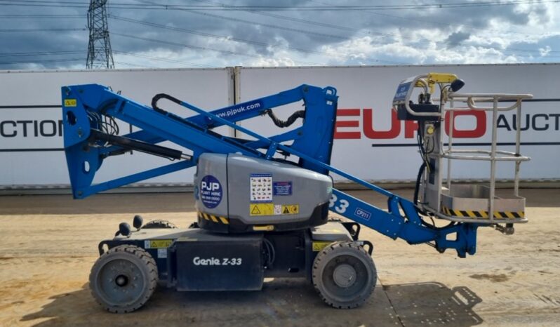 2021 Genie Z33/18 Manlifts For Auction: Leeds, UK – 30th April, 1st, 2nd & 3rd May 25 full