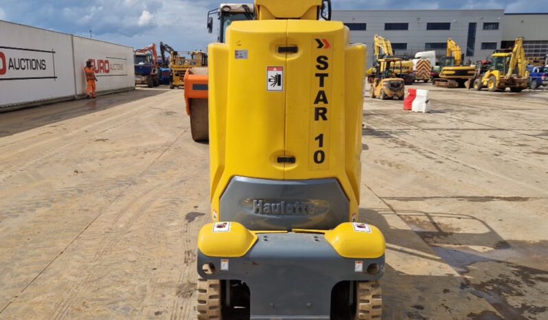 Haulotte Star 10 Manlifts For Auction: Leeds, UK – 30th April, 1st, 2nd & 3rd May 25 full