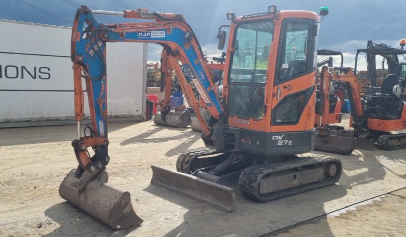 2019 Doosan DX27Z Mini Excavators For Auction: Leeds, UK – 30th April, 1st, 2nd & 3rd May 25