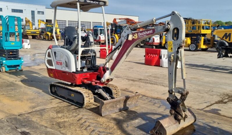 2018 Takeuchi TB216 Mini Excavators For Auction: Leeds, UK – 30th April, 1st, 2nd & 3rd May 25 full