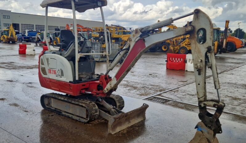 2017 Takeuchi TB216 Mini Excavators For Auction: Leeds, UK – 30th April, 1st, 2nd & 3rd May 25 full