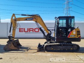 2023 Sany SY60C 6 Ton+ Excavators For Auction: Leeds, UK – 30th April, 1st, 2nd & 3rd May 25 full