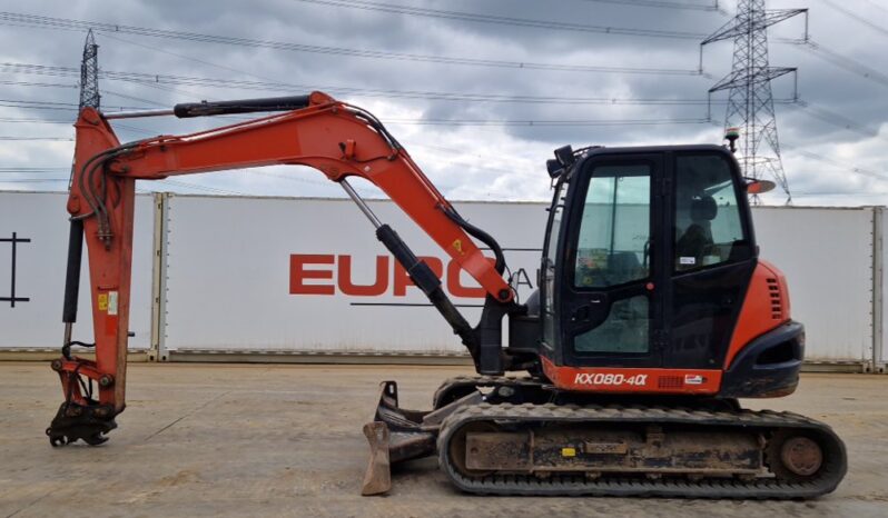 2018 Kubota KX080-4A 6 Ton+ Excavators For Auction: Leeds, UK – 30th April, 1st, 2nd & 3rd May 25 full