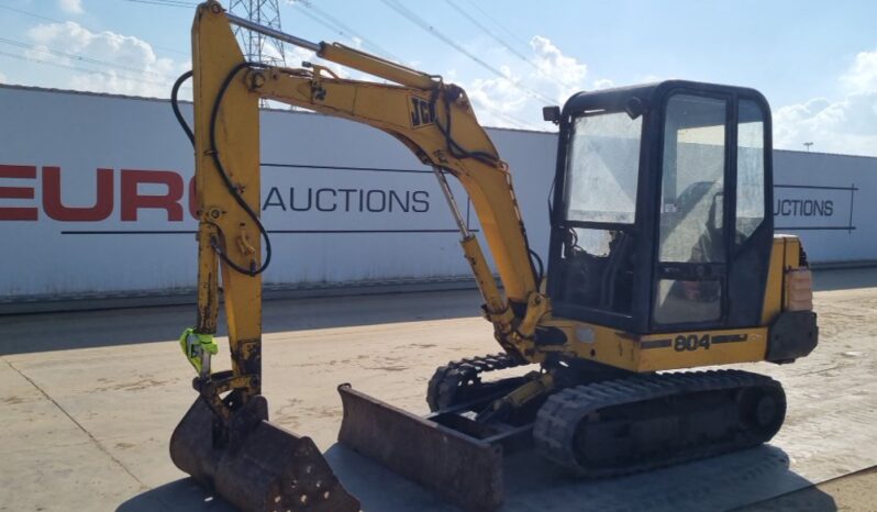 JCB 804 Mini Excavators For Auction: Leeds, UK – 30th April, 1st, 2nd & 3rd May 25