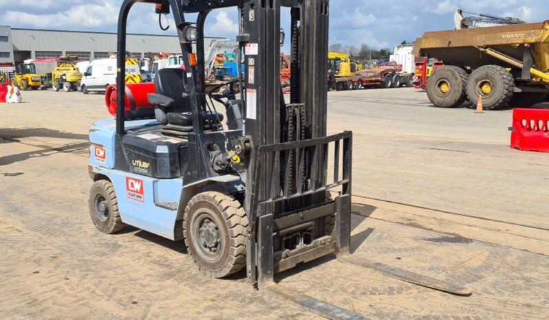 Utilev UT25P Forklifts For Auction: Leeds, UK – 30th April, 1st, 2nd & 3rd May 25 full