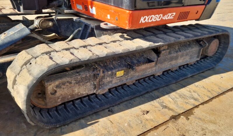 2021 Kubota KX080-4A2 6 Ton+ Excavators For Auction: Leeds, UK – 30th April, 1st, 2nd & 3rd May 25 full