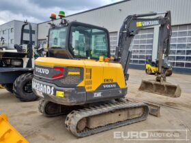 2021 Volvo EC60E 6 Ton+ Excavators For Auction: Leeds, UK – 30th April, 1st, 2nd & 3rd May 25 full