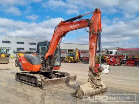 2018 Kubota KX080-4A 6 Ton+ Excavators For Auction: Leeds, UK – 30th April, 1st, 2nd & 3rd May 25 full