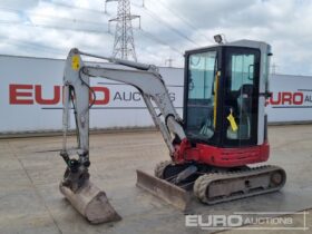2019 Takeuchi TB23R Mini Excavators For Auction: Leeds, UK – 30th April, 1st, 2nd & 3rd May 25