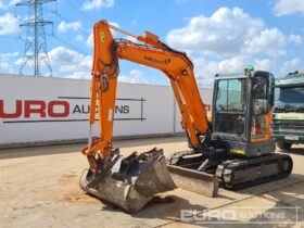 2021 Doosan DX62R-3 6 Ton+ Excavators For Auction: Leeds, UK – 30th April, 1st, 2nd & 3rd May 25