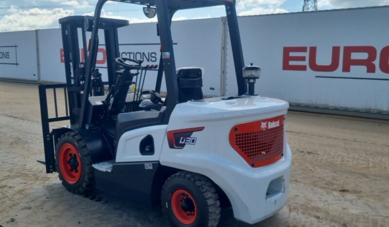 Unused 2024 Bobcat D30NX Forklifts For Auction: Leeds, UK – 30th April, 1st, 2nd & 3rd May 25 full