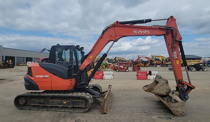 2020 Kubota KX080-4A2 6 Ton+ Excavators For Auction: Leeds, UK – 30th April, 1st, 2nd & 3rd May 25 full