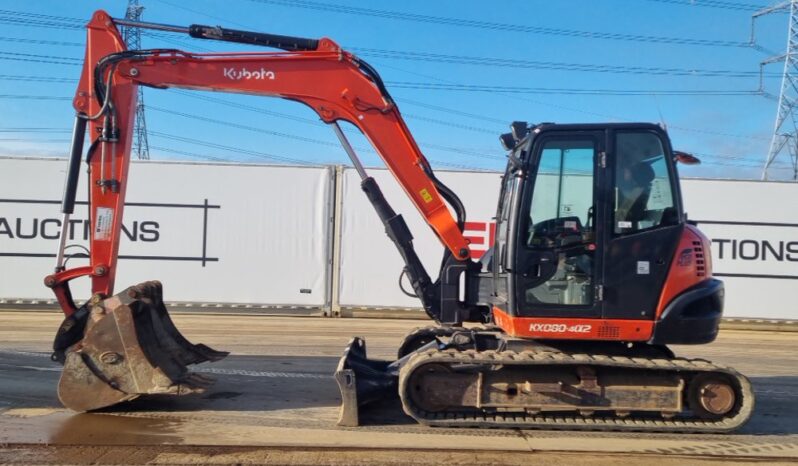 2020 Kubota KX080-4A2 6 Ton+ Excavators For Auction: Leeds, UK – 30th April, 1st, 2nd & 3rd May 25 full