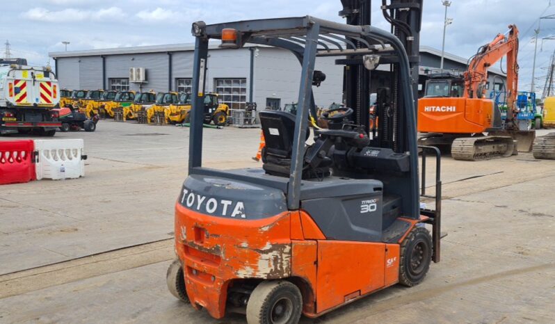2019 Toyota 8FBMT30 Forklifts For Auction: Leeds, UK – 30th April, 1st, 2nd & 3rd May 25 full