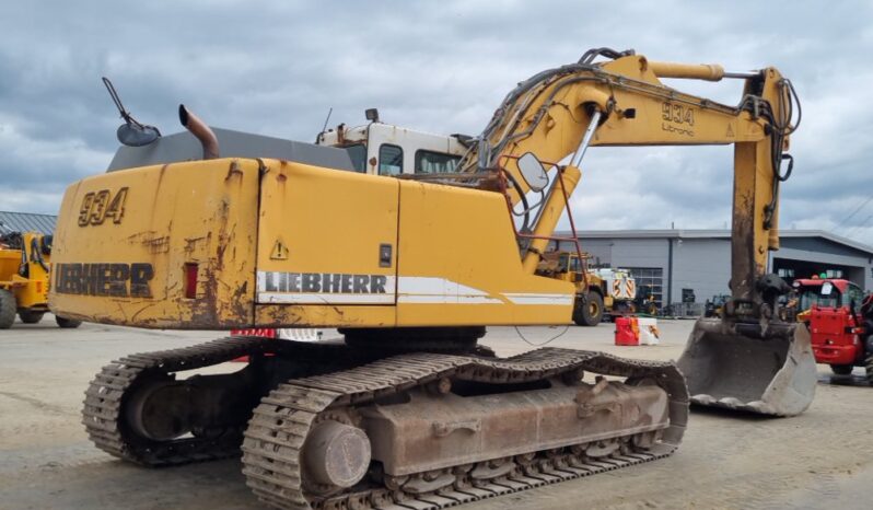 Liebherr R934B HDSL 20 Ton+ Excavators For Auction: Leeds, UK – 30th April, 1st, 2nd & 3rd May 25 full
