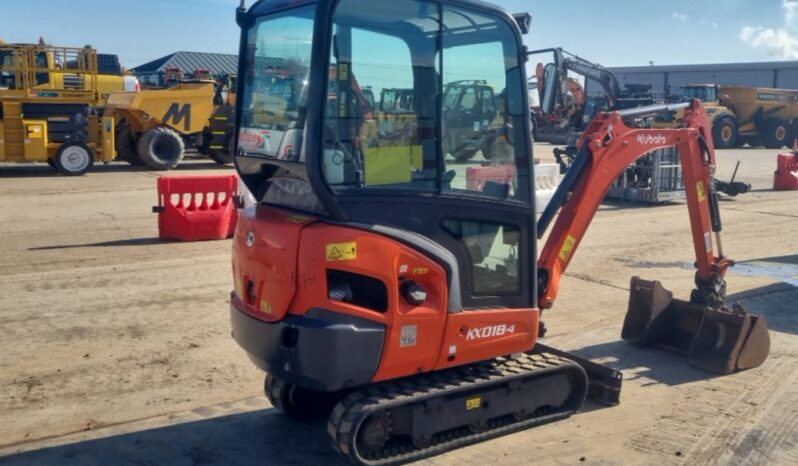2020 Kubota KX018-4 Mini Excavators For Auction: Leeds, UK – 30th April, 1st, 2nd & 3rd May 25 full