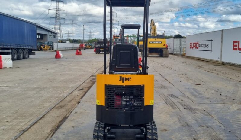 Unused 2024 JPC HT12 Micro Excavators For Auction: Leeds, UK – 30th April, 1st, 2nd & 3rd May 25 full