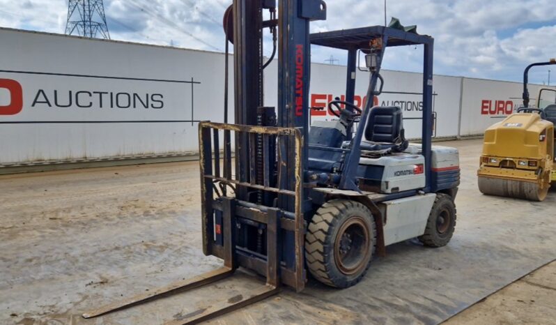 Komatsu FD30T-11E Forklifts For Auction: Leeds, UK – 30th April, 1st, 2nd & 3rd May 25