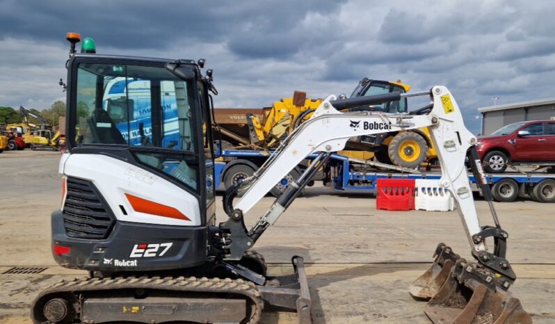2023 Bobcat E27 Mini Excavators For Auction: Leeds, UK – 30th April, 1st, 2nd & 3rd May 25 full