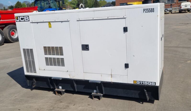 2023 JCB G115QS Generators For Auction: Leeds, UK – 30th April, 1st, 2nd & 3rd May 25 full