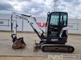 2018 Bobcat E27Z Mini Excavators For Auction: Leeds, UK – 30th April, 1st, 2nd & 3rd May 25 full