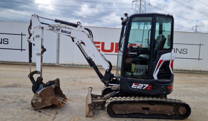 2018 Bobcat E27Z Mini Excavators For Auction: Leeds, UK – 30th April, 1st, 2nd & 3rd May 25 full