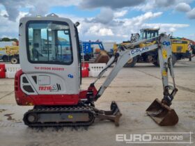 2021 Takeuchi TB216 Mini Excavators For Auction: Leeds, UK – 30th April, 1st, 2nd & 3rd May 25 full