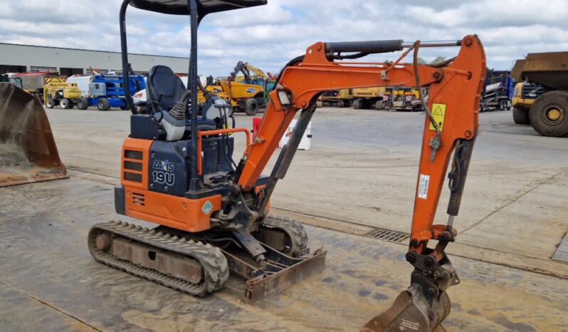 2019 Hitachi ZX19U-5A YR Mini Excavators For Auction: Leeds, UK – 30th April, 1st, 2nd & 3rd May 25 full