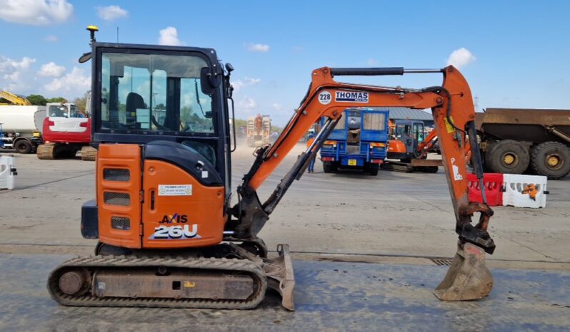 2019 Hitachi ZX26U-6 CR Mini Excavators For Auction: Leeds, UK – 30th April, 1st, 2nd & 3rd May 25 full