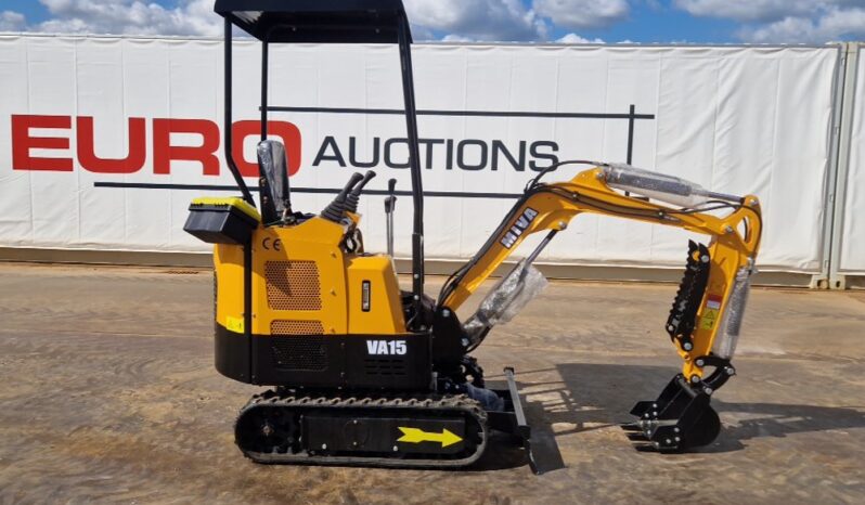 Unused 2025 Miva VA15 Micro Excavators For Auction: Dromore, NI – 16th & 17th May 2025 For Auction on 2025-05-17 full
