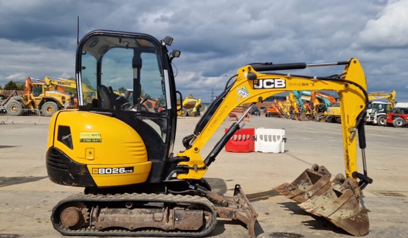 2021 JCB 8026CTS Mini Excavators For Auction: Leeds, UK – 30th April, 1st, 2nd & 3rd May 25 full