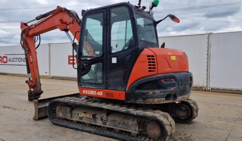 2017 Kubota KX080-4A 6 Ton+ Excavators For Auction: Leeds, UK – 30th April, 1st, 2nd & 3rd May 25 full