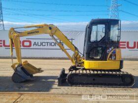 Komatsu PC35MR-2 Mini Excavators For Auction: Leeds, UK – 30th April, 1st, 2nd & 3rd May 25 full