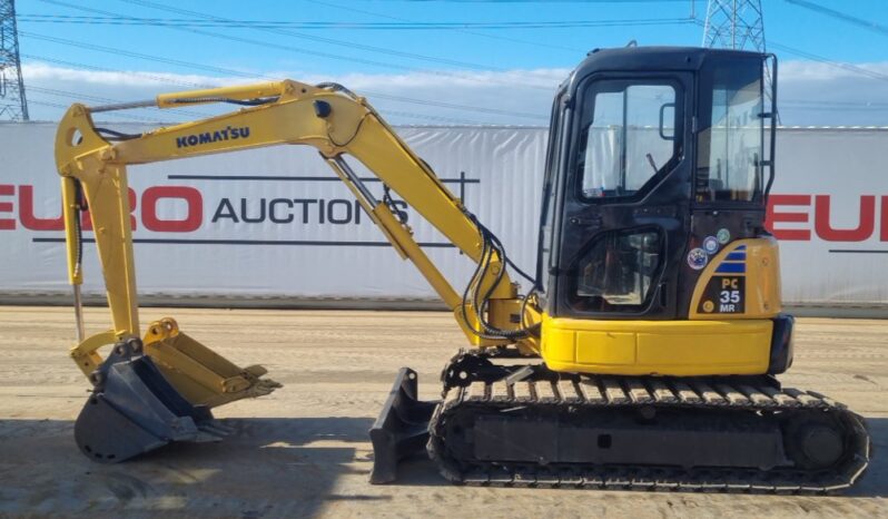 Komatsu PC35MR-2 Mini Excavators For Auction: Leeds, UK – 30th April, 1st, 2nd & 3rd May 25 full