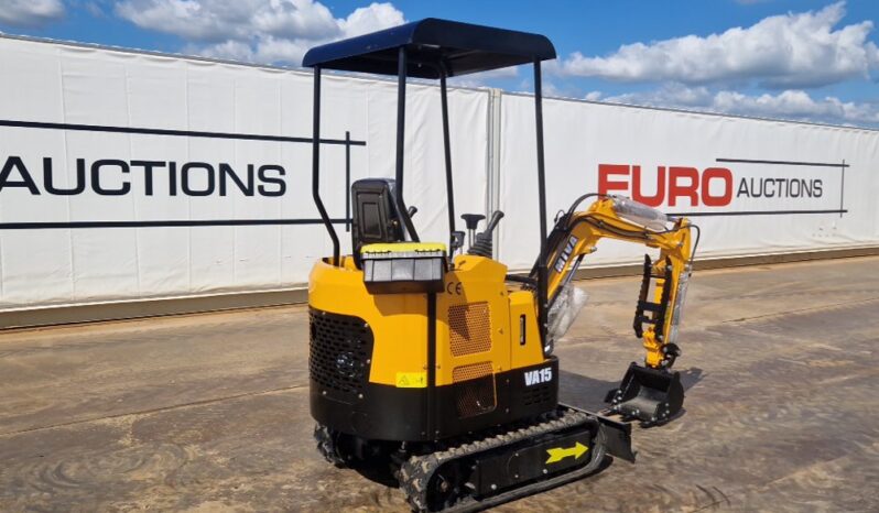 Unused 2025 Miva VA15 Micro Excavators For Auction: Dromore, NI – 16th & 17th May 2025 For Auction on 2025-05-17 full