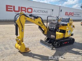 2024 Machpro MP12 Micro Excavators For Auction: Leeds, UK – 30th April, 1st, 2nd & 3rd May 25