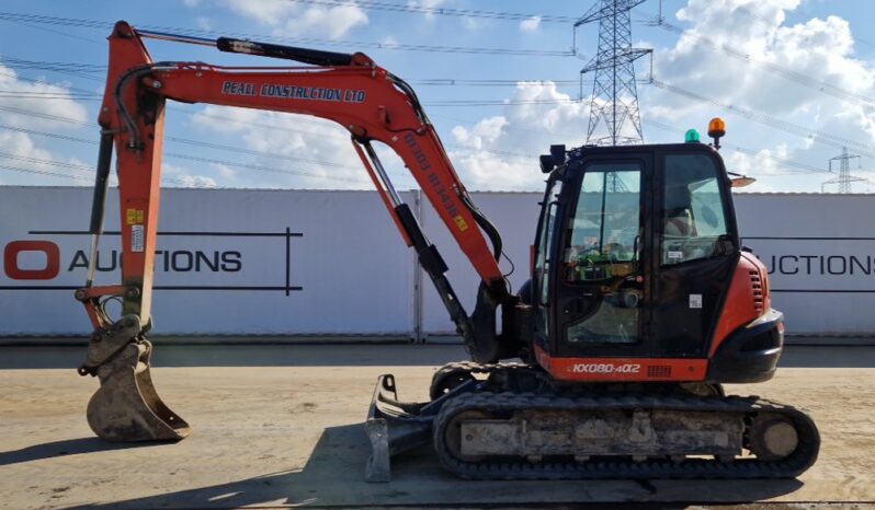 2020 Kubota KX080-4A2 6 Ton+ Excavators For Auction: Leeds, UK – 30th April, 1st, 2nd & 3rd May 25 full